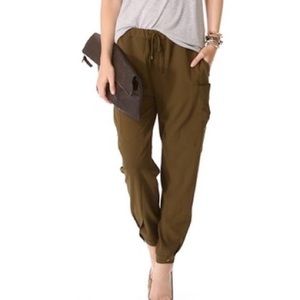 Haute Hippie silk jogger pants